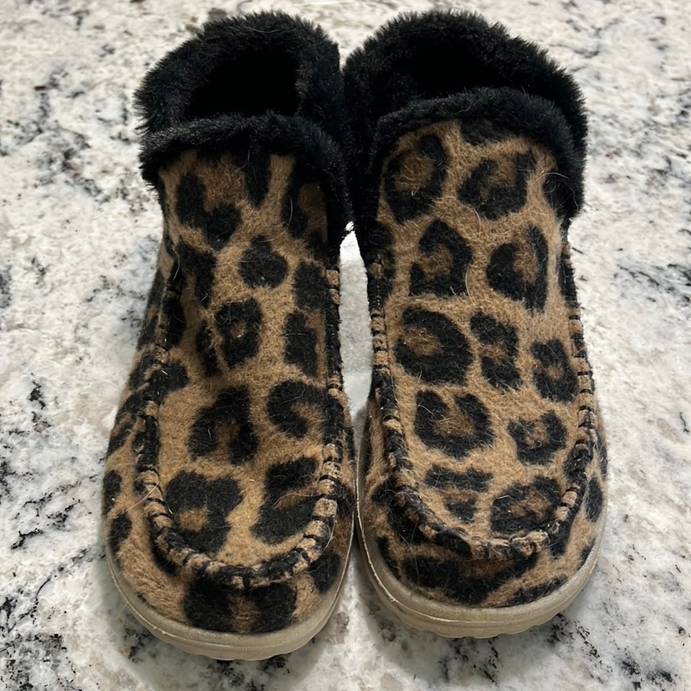Leopard Hey Dude Booties